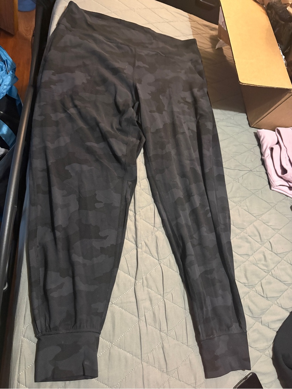 lululemon athletica Black Camo Leggings
